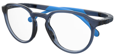 Youth Unisex Carrera Eyeglasses: Hyperfit 15 - Blue SpecSMART Eye Clinic (Diagonal View)